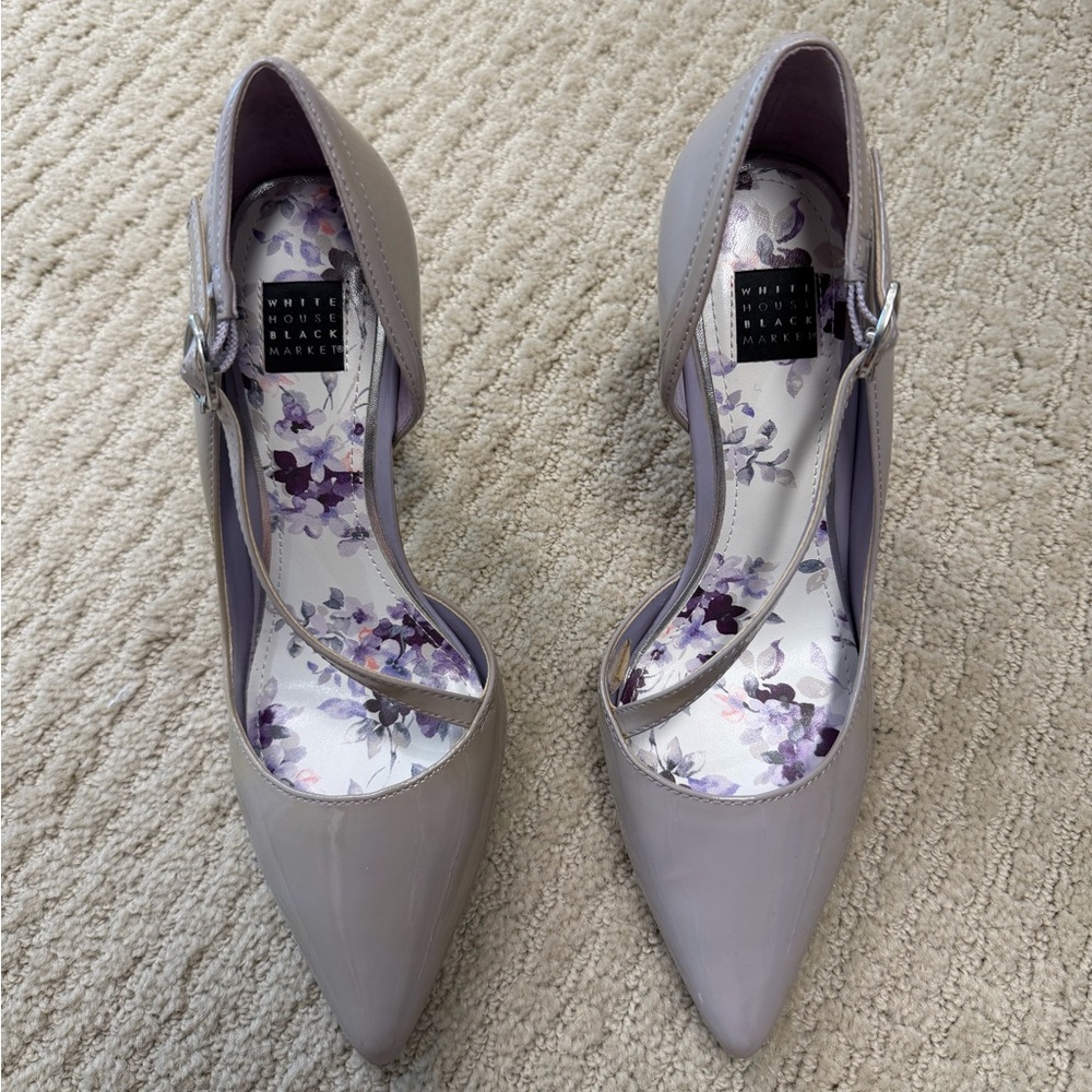 White House Black Market Lavender Heels